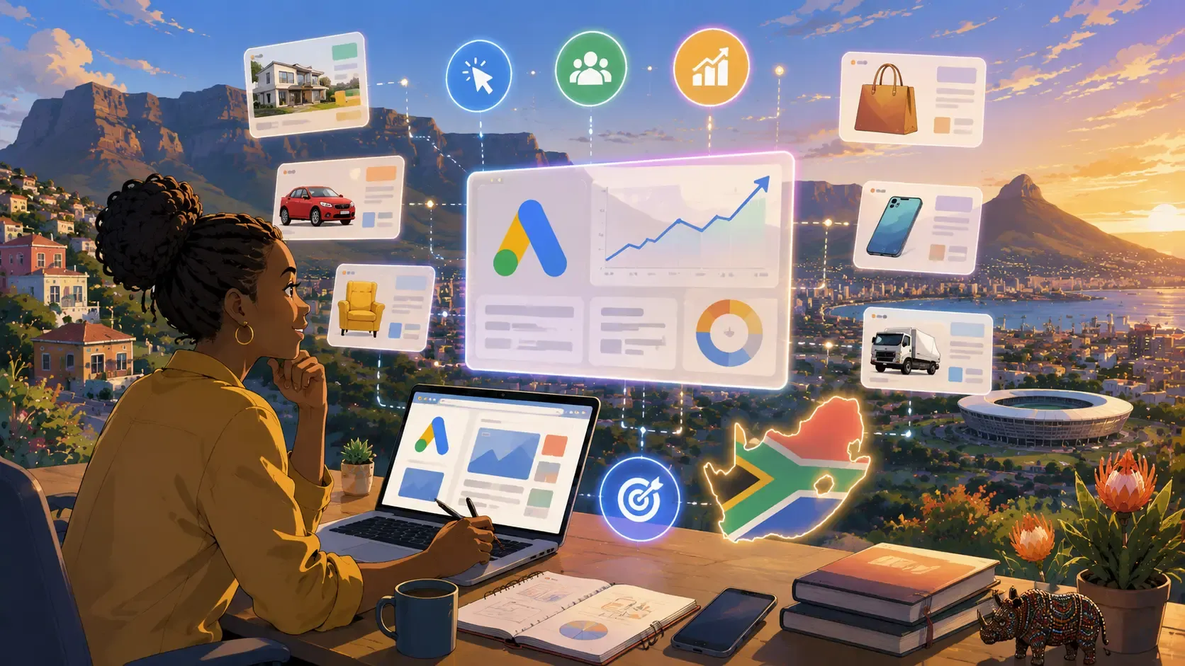 Unveiling the Canvas: Navigating Google Ads Pricing in South Africa for Visionary ROI
